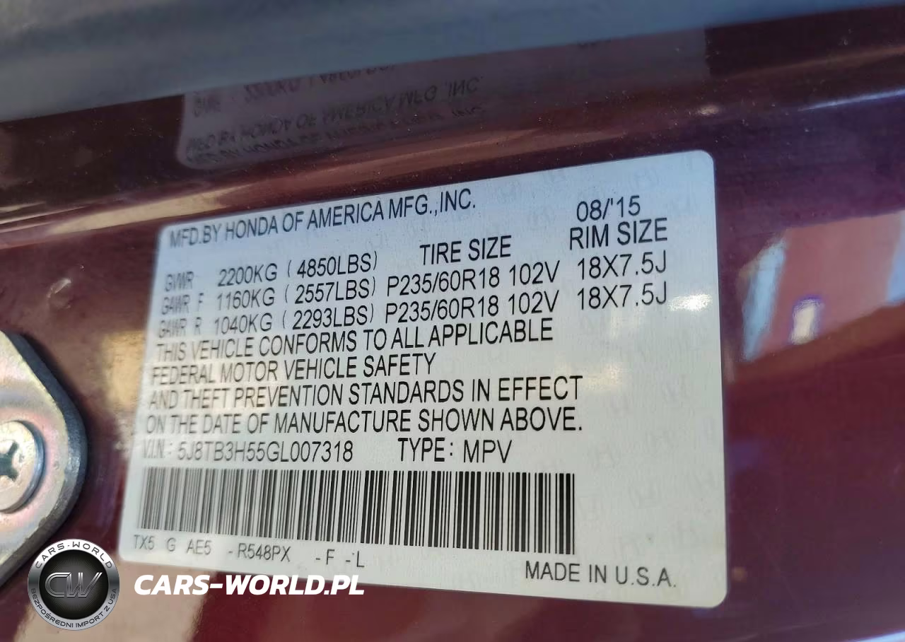 2016 Acura Rdx Technology VIN:5J8TB3H55GL007318 - 13