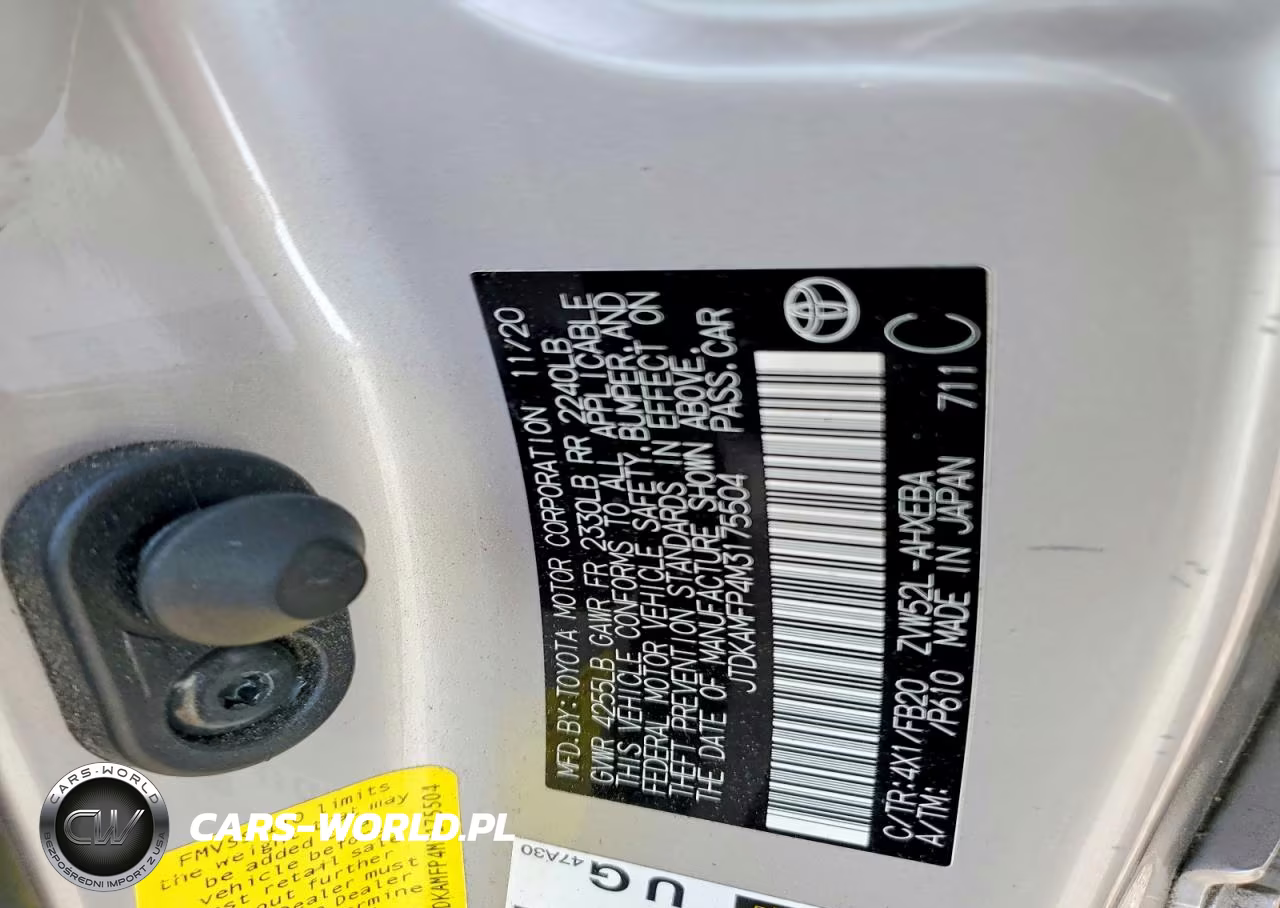 2021 Toyota Prius Prime Le VIN:JTDKAMFP4M3175504 - 13