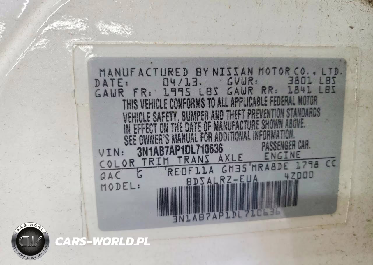 2013 Nissan Sentra S VIN:3N1AB7AP1DL710636 - 12