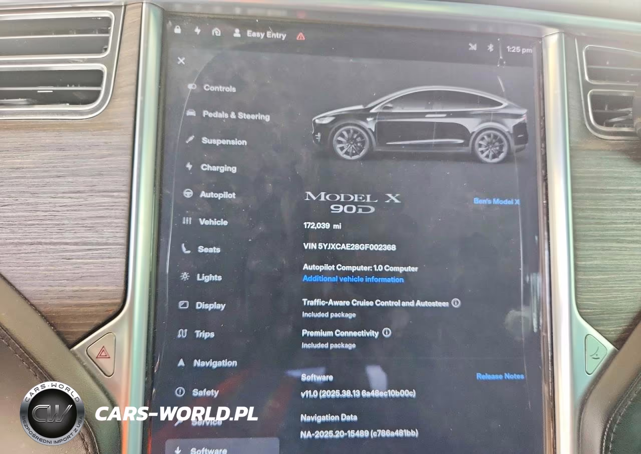 2016 Tesla Model X VIN:5YJXCAE28GF002368 - 9