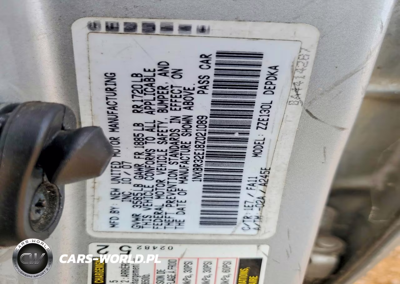 2008 Toyota Corolla Ce VIN:1NXBR32E18Z021089 - 12