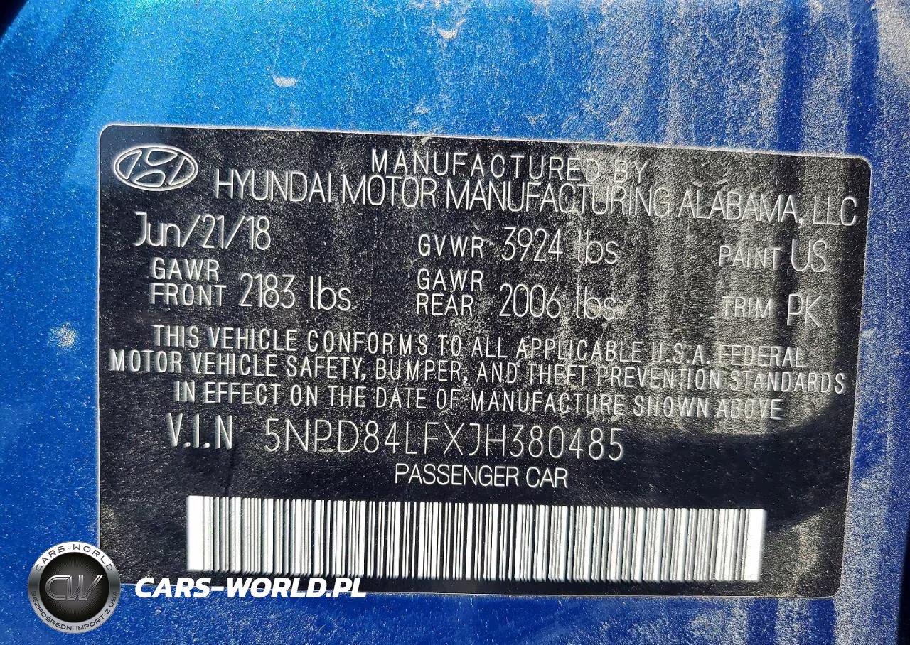 2018 Hyundai Elantra Sel VIN:5NPD84LFXJH380485 - 12