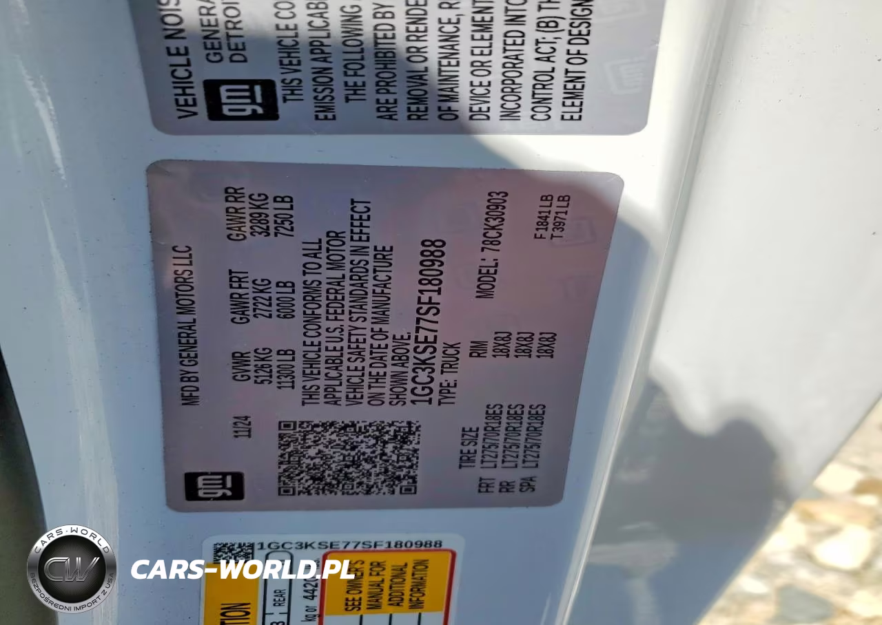 2025 Chevrolet Silverado K3500 VIN:1GC3KSE77SF180988 - 13