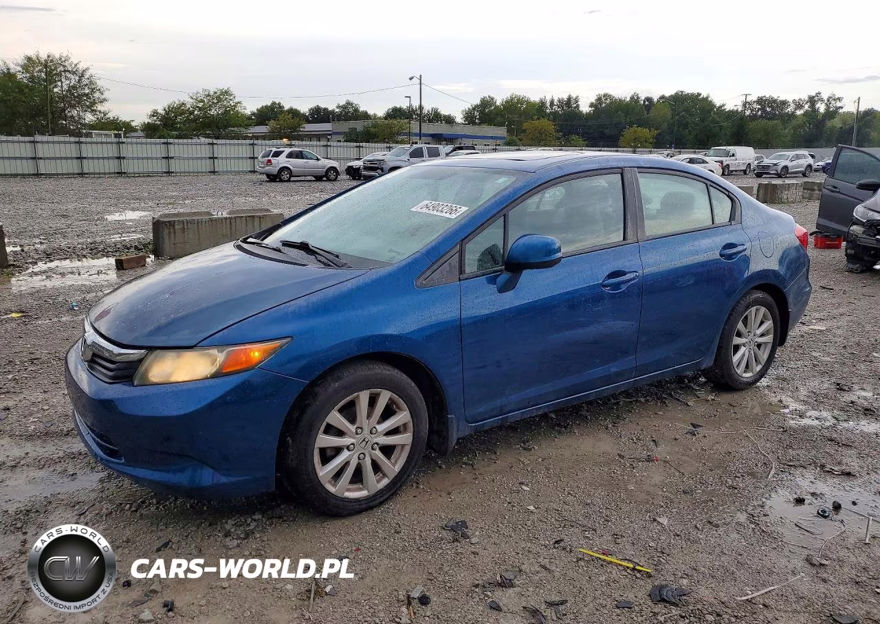 2012 Honda Civic Ex VIN:19XFB2F89CE016433 - 1