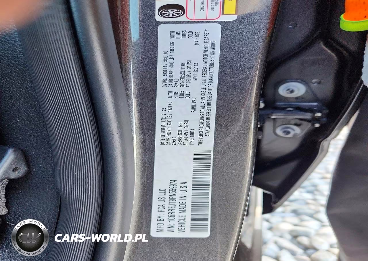 2023 Ram 1500 Laramie VIN:1C6RREJT9PN559974 - 12
