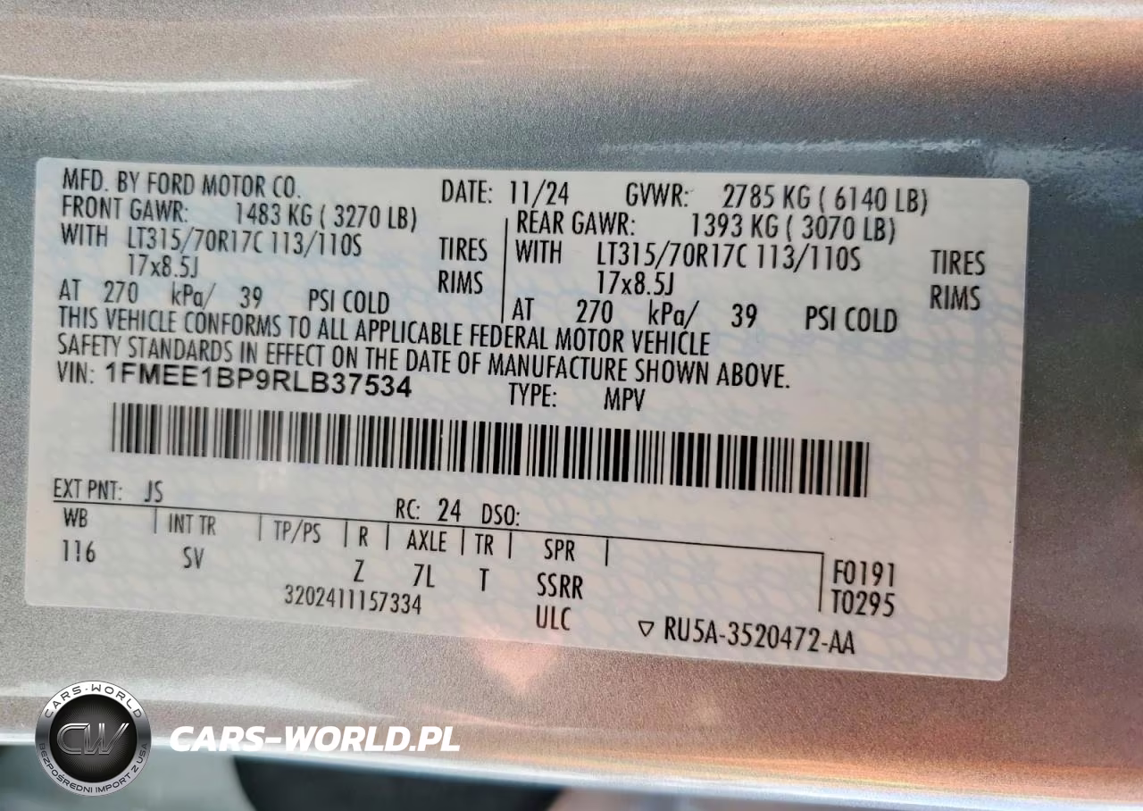 2024 Ford Bronco Black Diamond VIN:1FMEE1BP9RLB37534 - 14