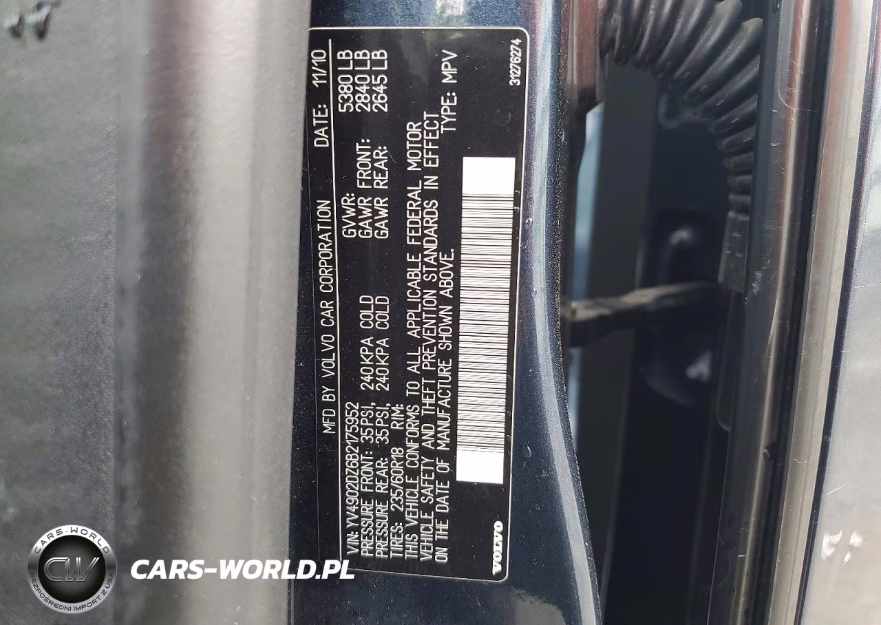 2011 Volvo Xc60 T6 VIN:YV4902DZ6B2175952 - 13