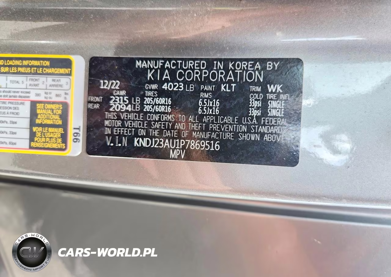 2023 Kia Soul Lx VIN:KNDJ23AU1P7869516 - 12