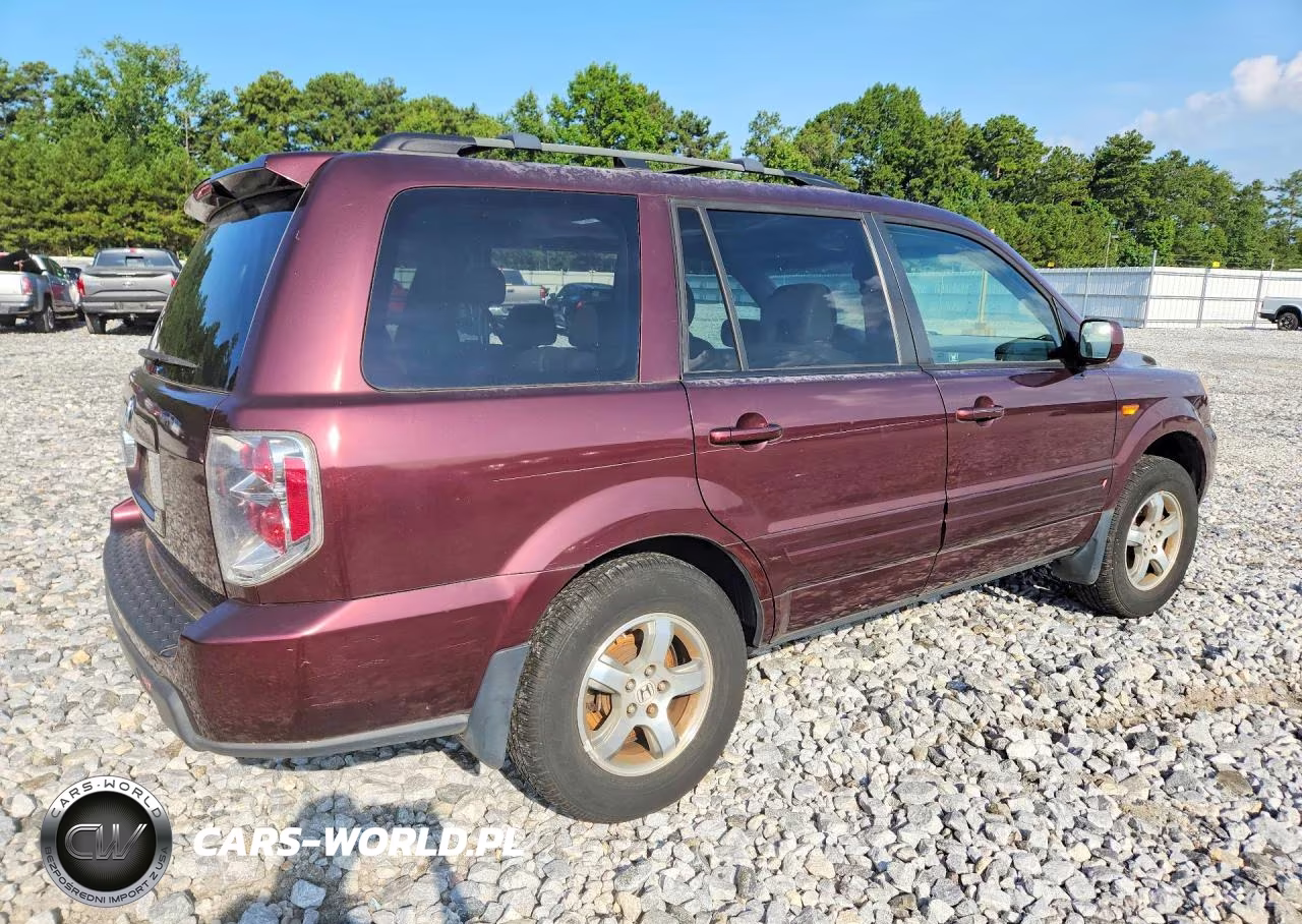 2007 Honda Pilot Exl VIN:5FNYF28667B010632 - 3