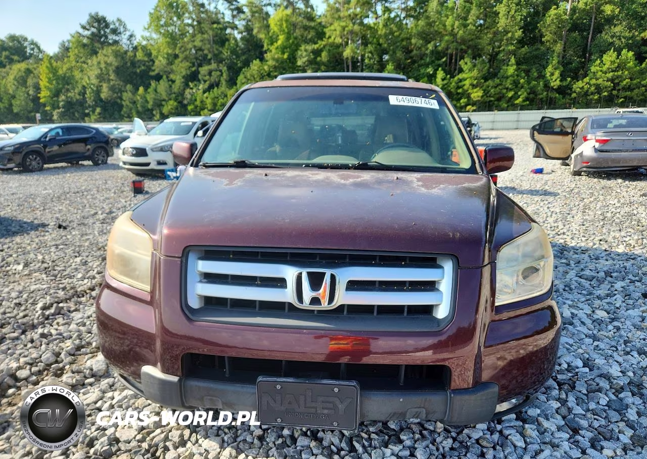 2007 Honda Pilot Exl VIN:5FNYF28667B010632 - 5