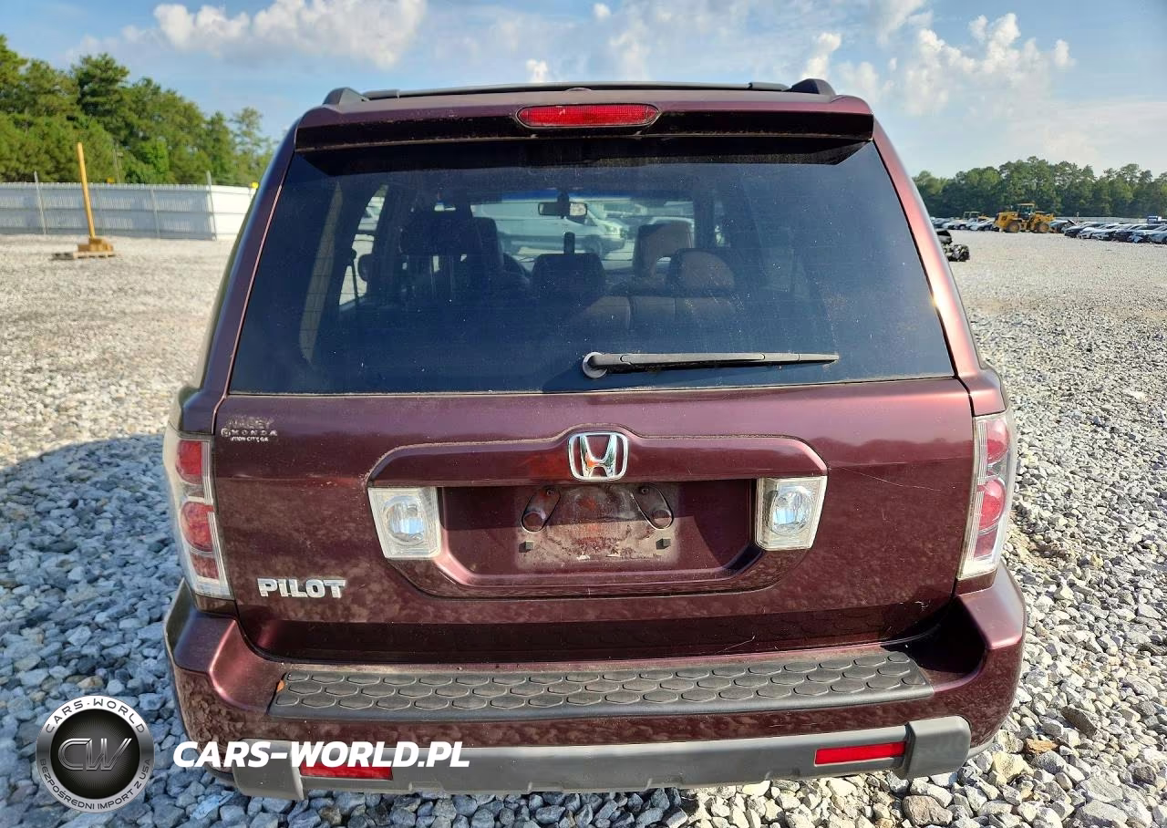 2007 Honda Pilot Exl VIN:5FNYF28667B010632 - 6