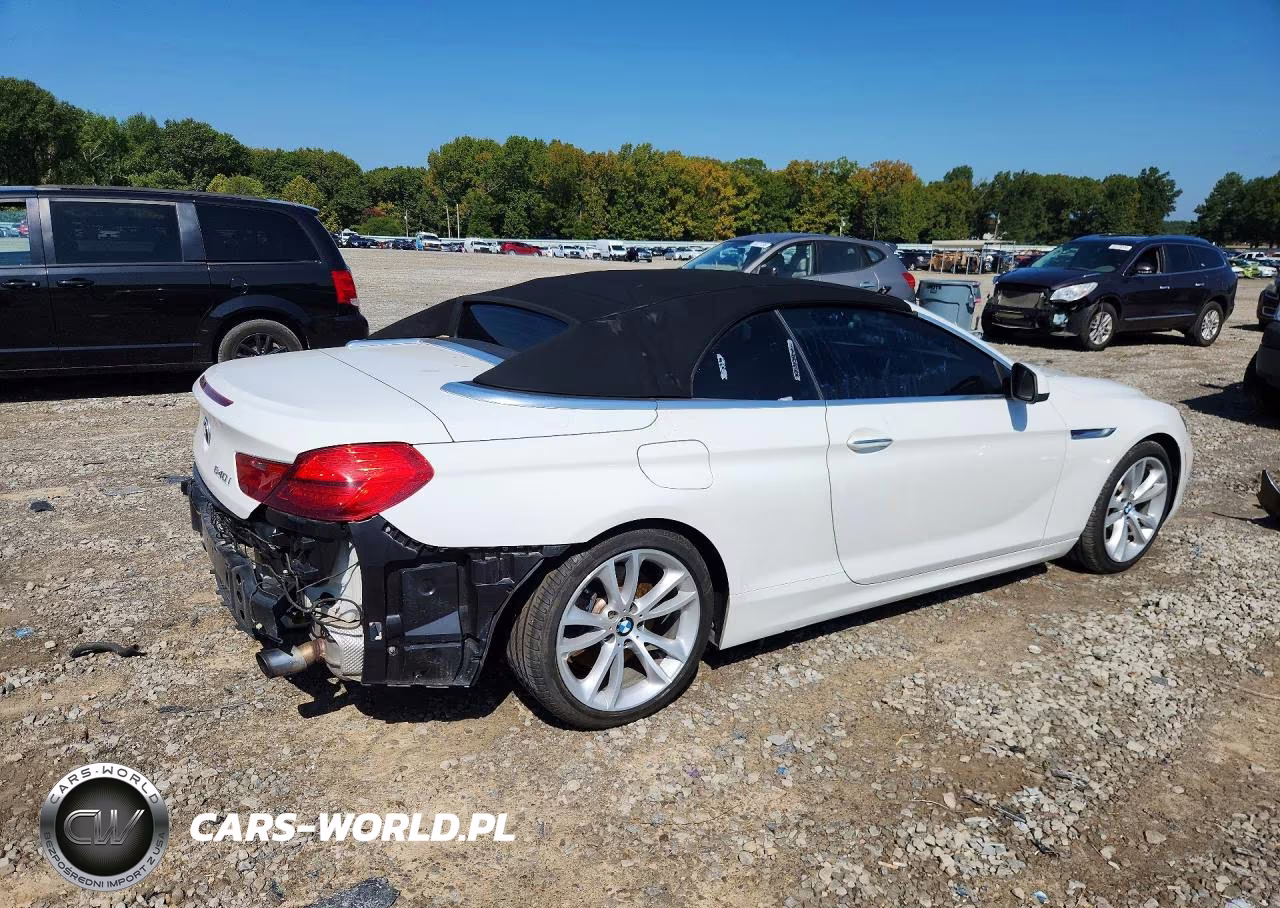 2012 BMW 640 I VIN:WBALW7C59CC618610 - 3