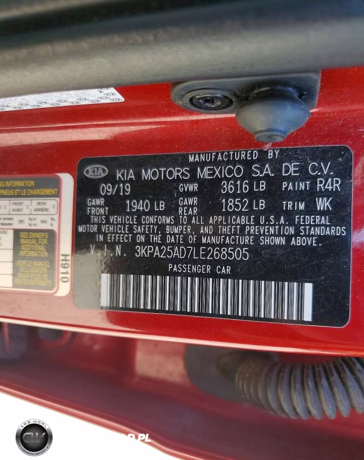 2020 Kia Rio 5-Door S VIN:3KPA25AD7LE268505 - 12