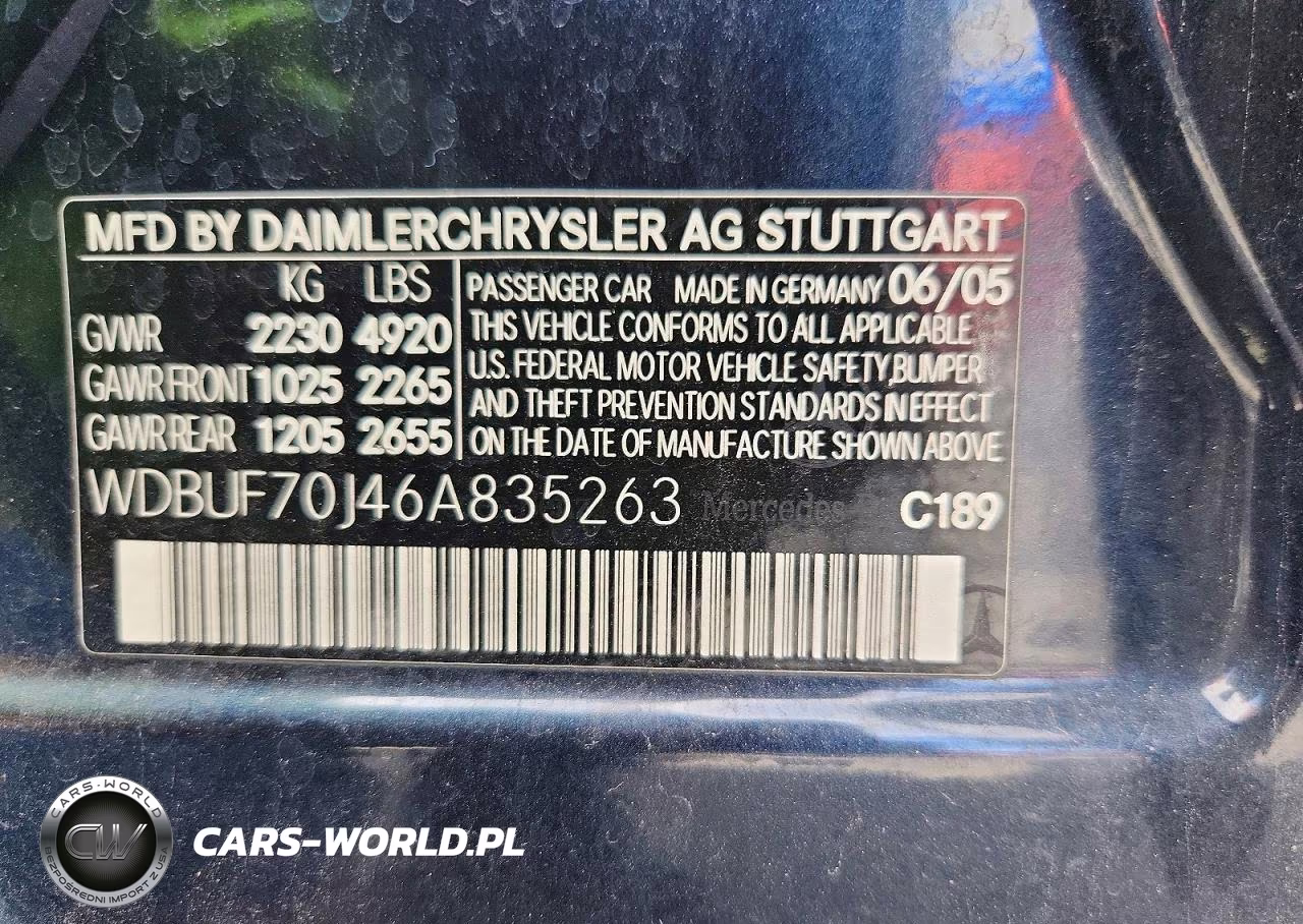 2006 Mercedes-Benz E 500 VIN:WDBUF70J46A835263 - 12