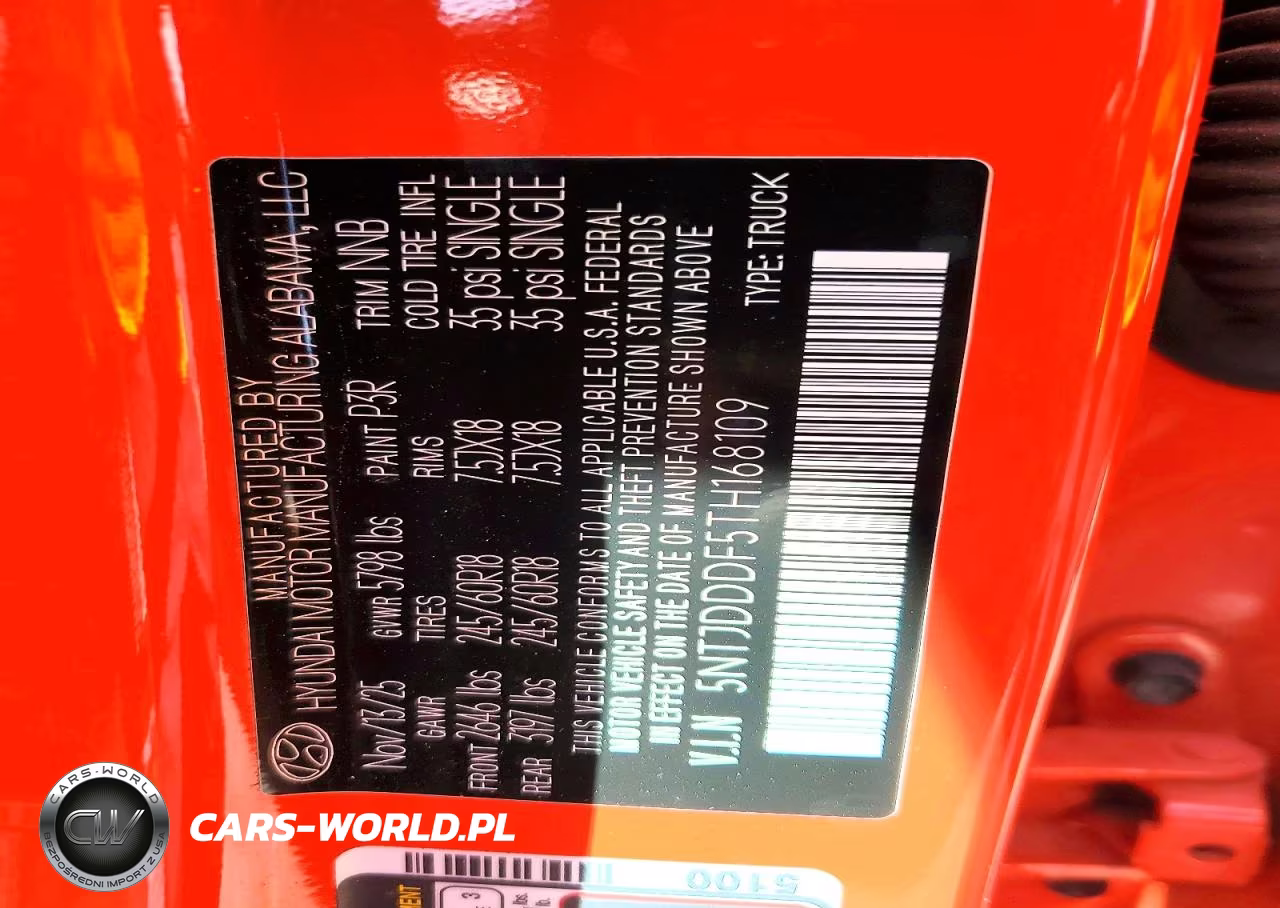 2026 Hyundai Santa Cruz Xrt VIN:5NTJDDDF5TH168109 - 12