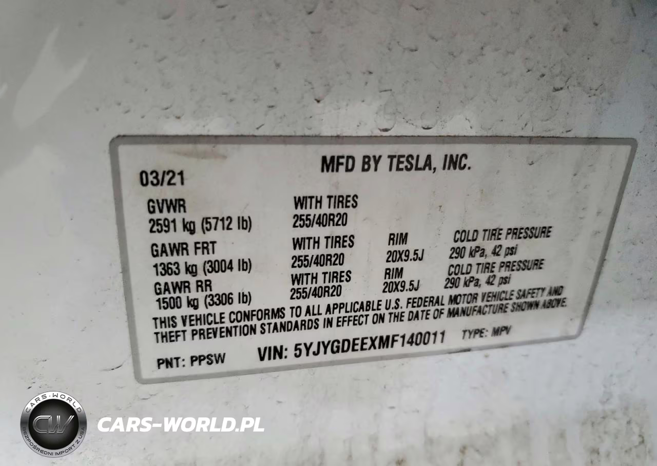 2021 Tesla Model Y VIN:5YJYGDEEXMF140011 - 13