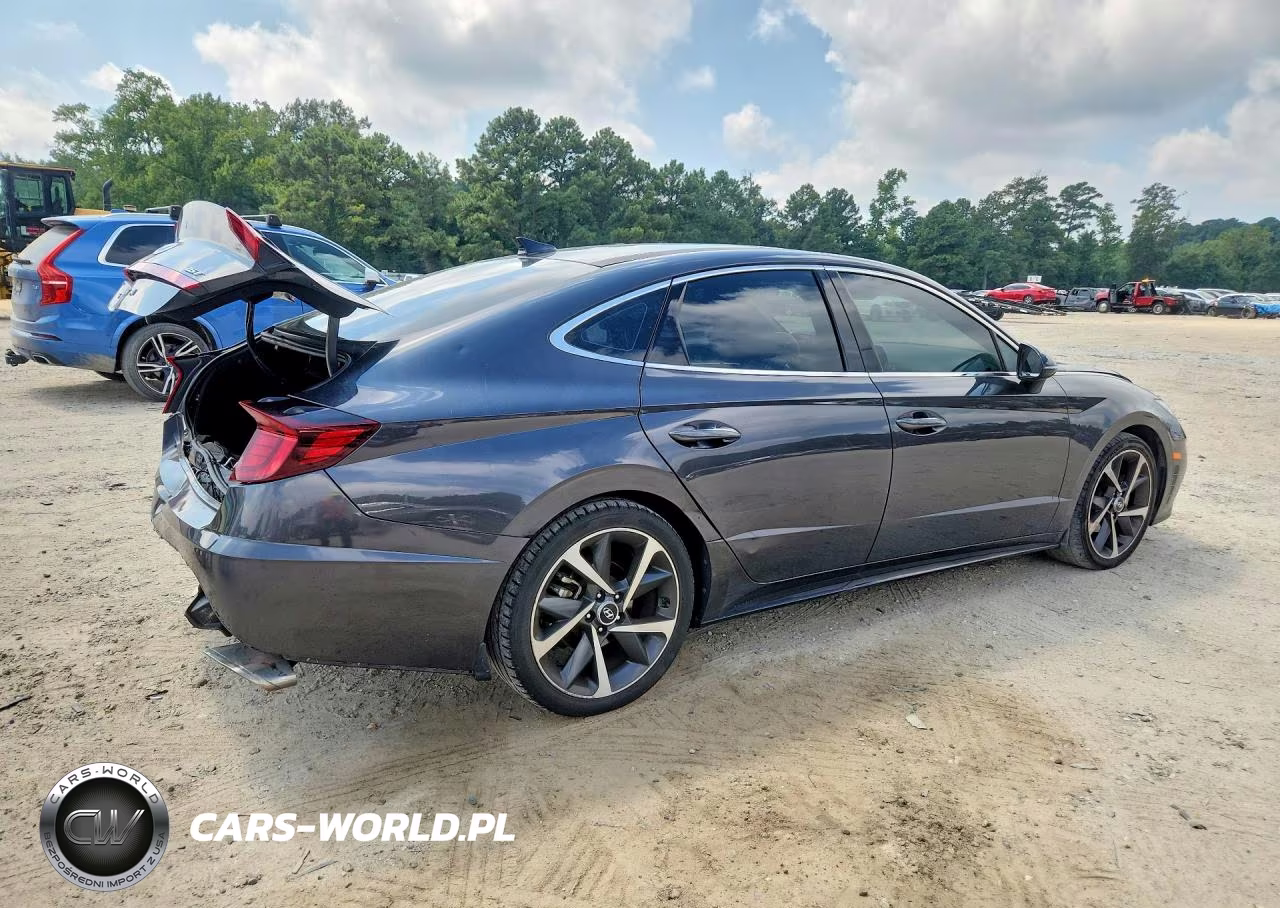 2021 Hyundai Sonata Sel Plus VIN:5NPEJ4J21MH078614 - 3