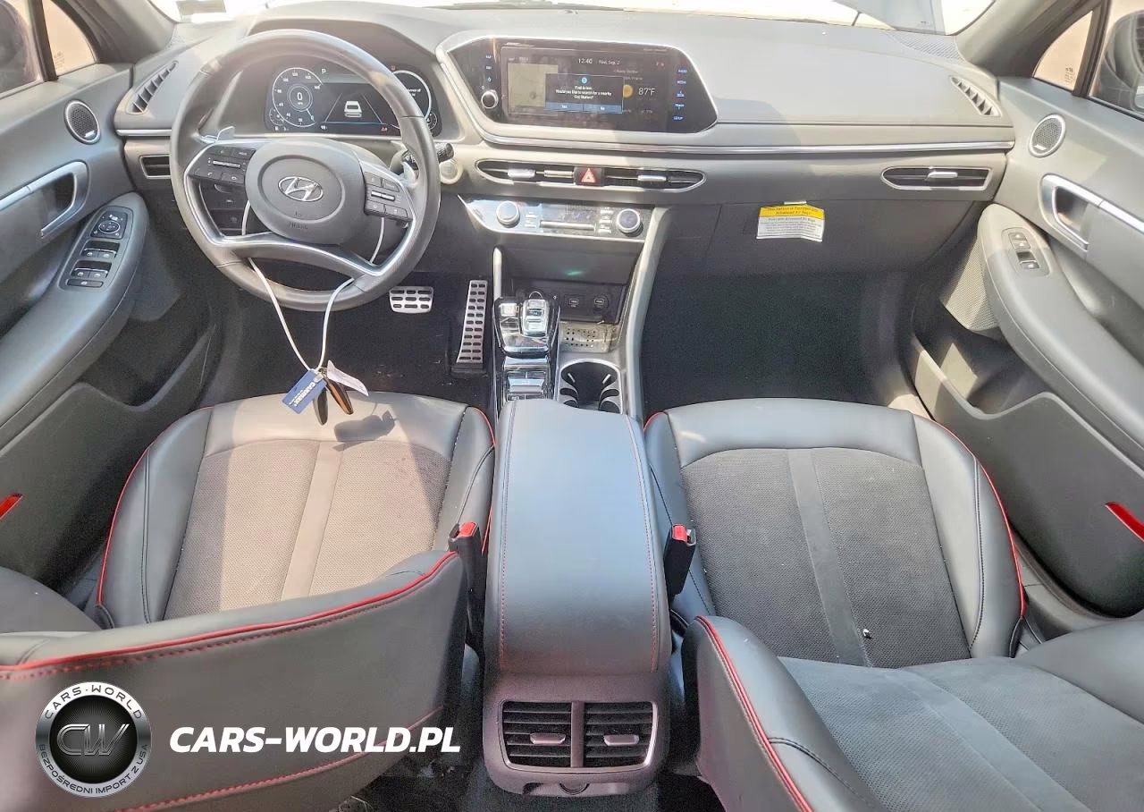 2021 Hyundai Sonata Sel Plus VIN:5NPEJ4J21MH078614 - 8