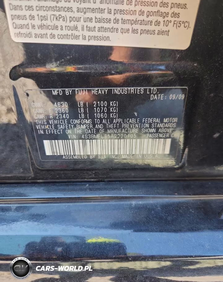 2010 Subaru Legacy 3.6R Limited VIN:4S3BMEL65A2220105 - 12