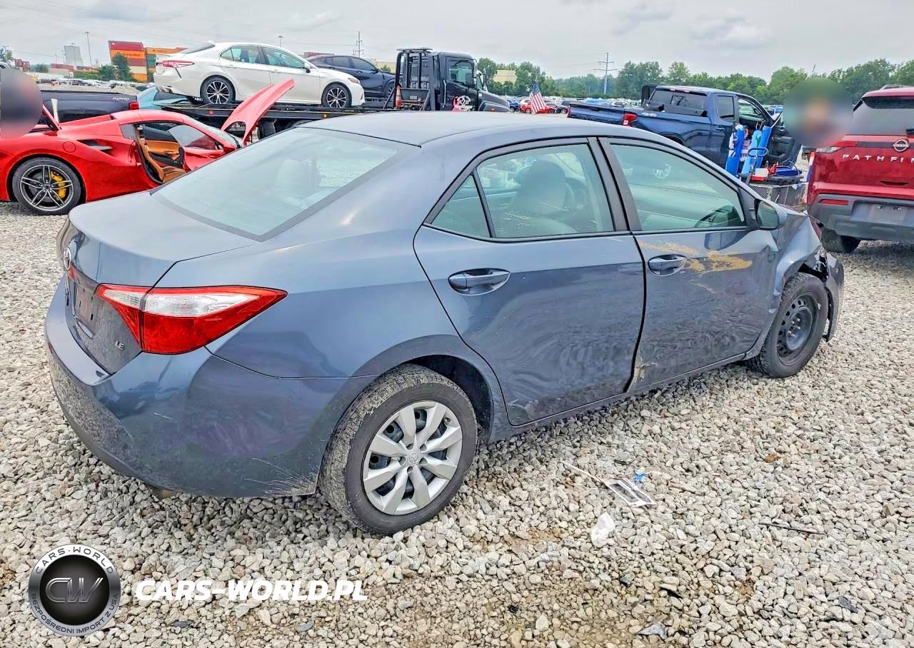 2016 Toyota Corolla Le VIN:5YFBURHE3GP473327 - 3