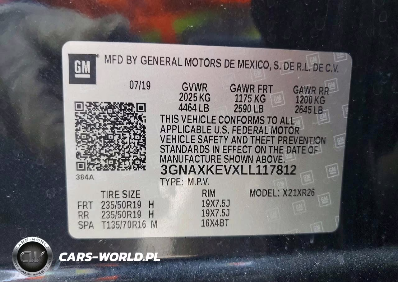 2020 Chevrolet Equinox Lt VIN:3GNAXKEVXLL117812 - 14