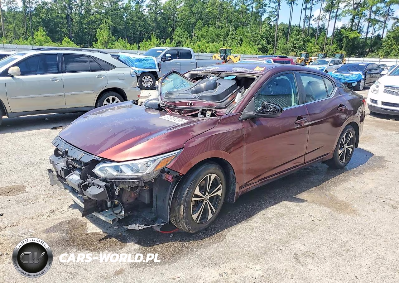 2022 Nissan Sentra Sv VIN:3N1AB8CV2NY255768 - 1