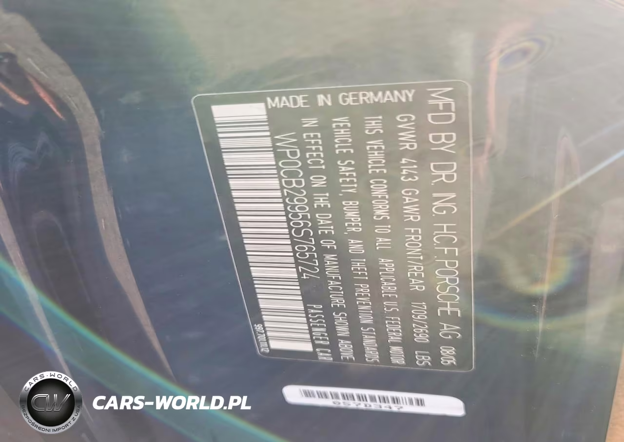 2006 Porsche 911 Carrera S Cabriolet VIN:WP0CB29956S765724 - 12