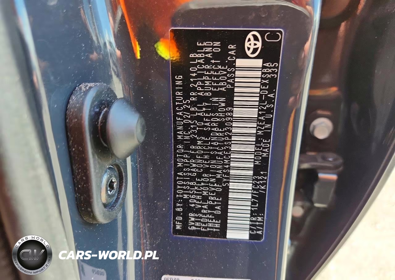 2025 Toyota Corolla VIN:5YFS4MCE3SP230989 - 13