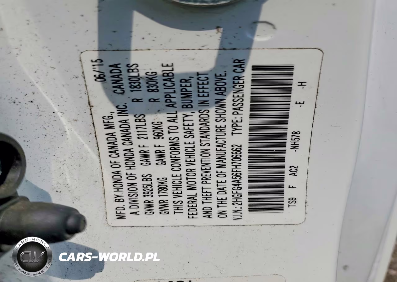 2015 Honda Civic Si VIN:2HGFG4A56FH706662 - 12