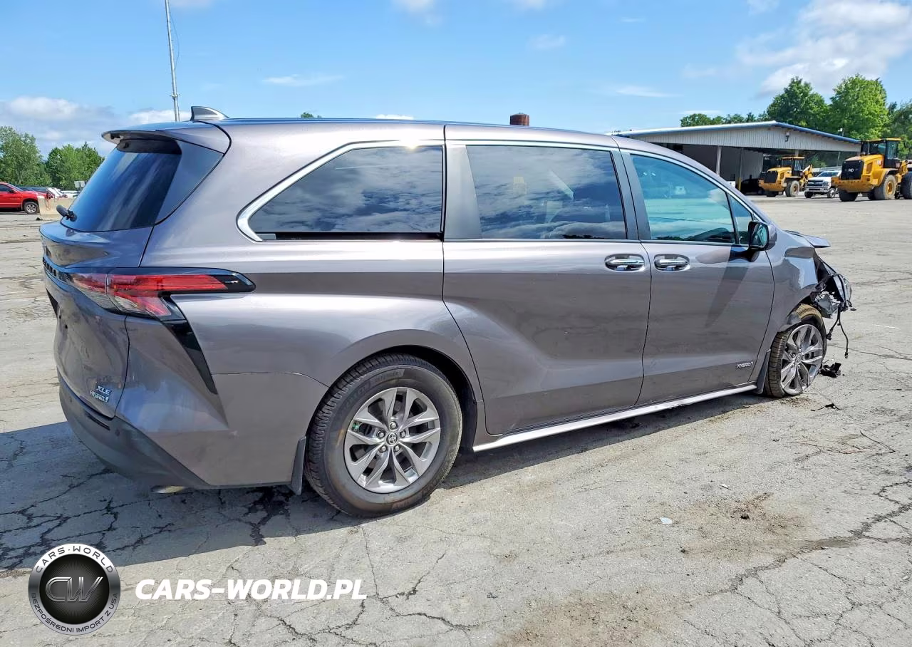 2021 Toyota Sienna Xle VIN:5TDYRKEC2MS006912 - 3
