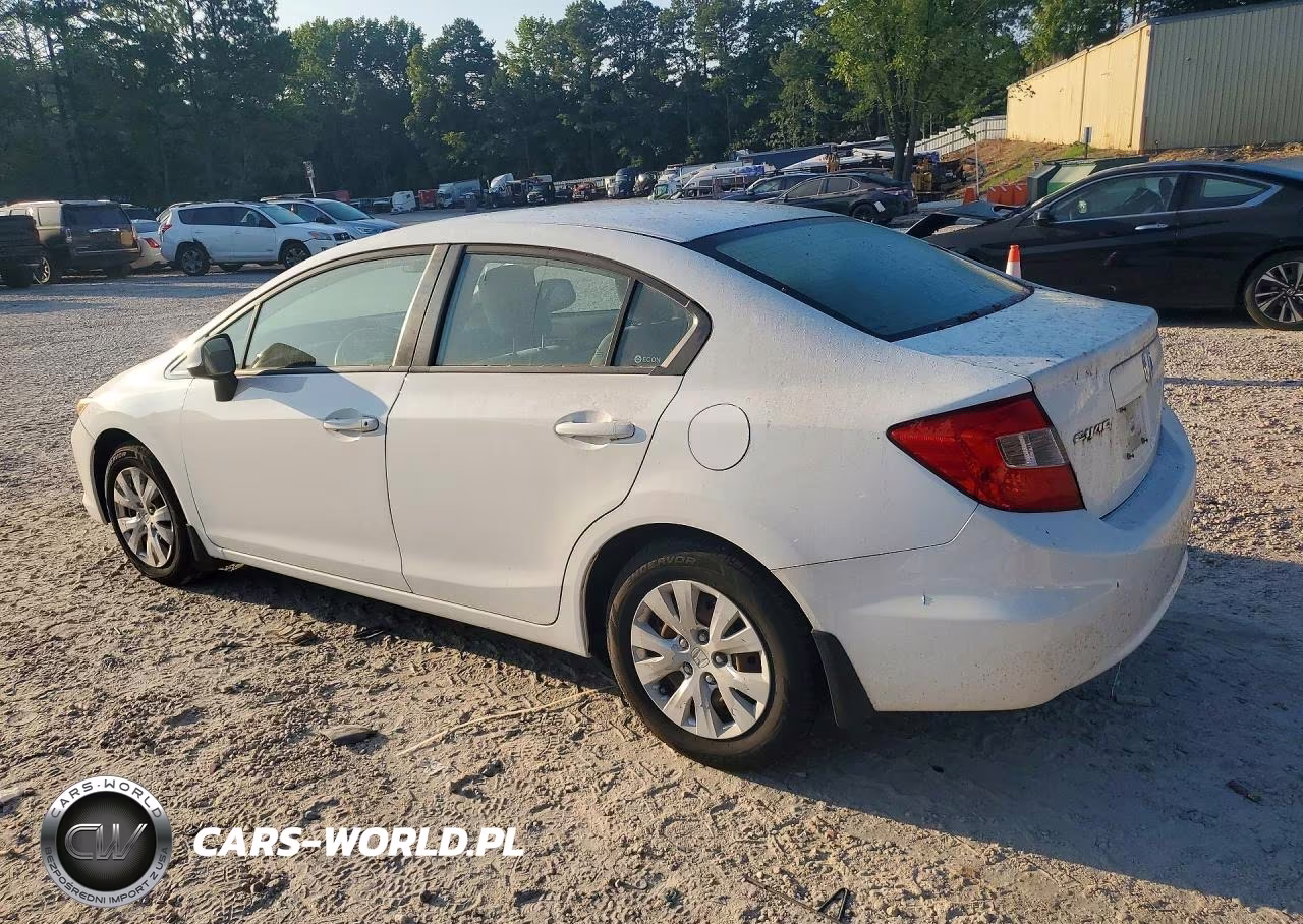 2012 Honda Civic Lx VIN:2HGFB2F52CH326547 - 2