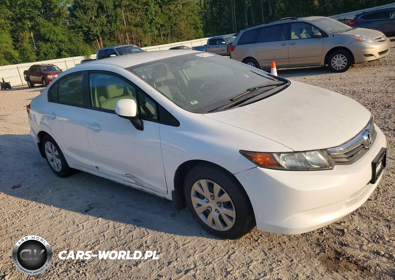 2012 Honda Civic Lx VIN:2HGFB2F52CH326547 - 4