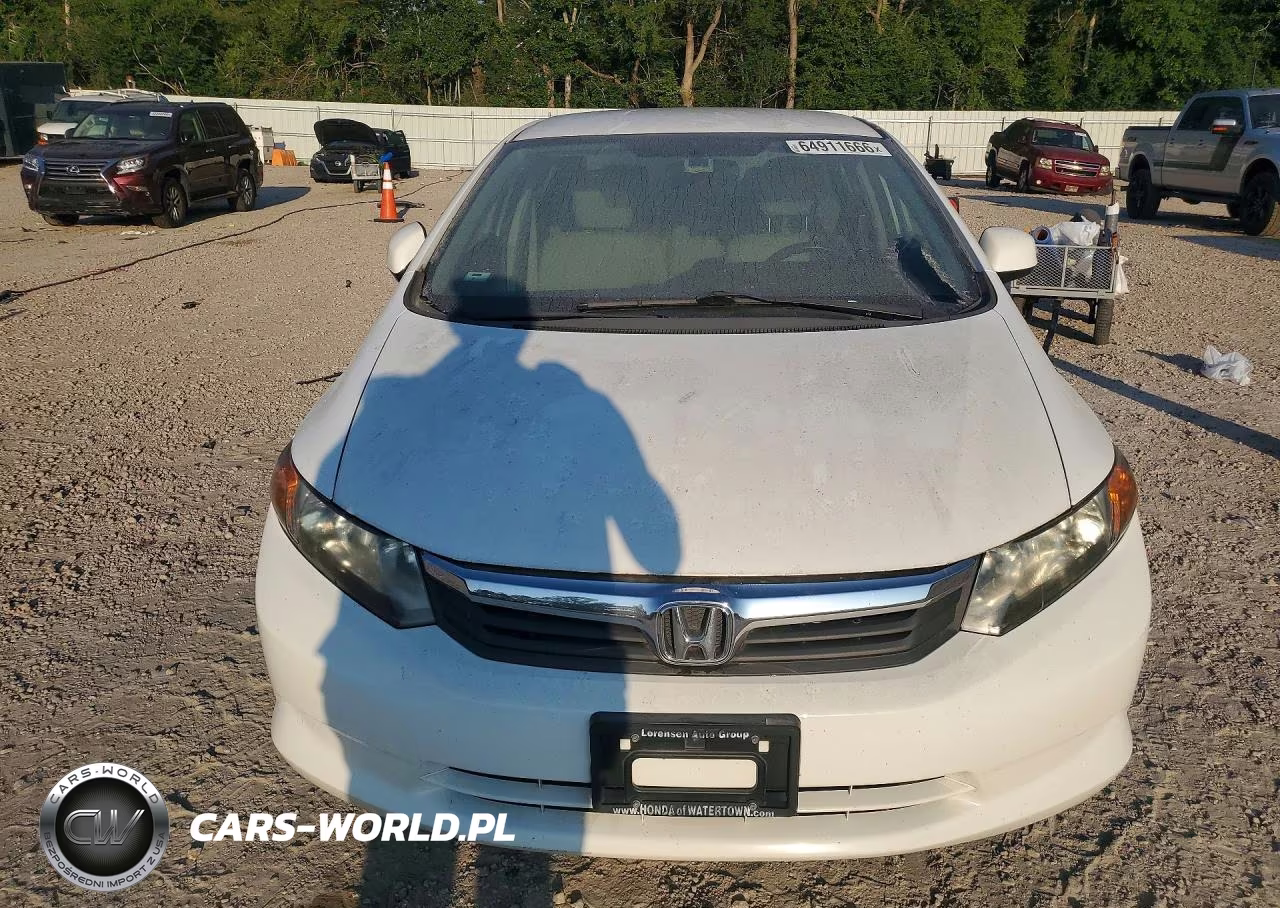 2012 Honda Civic Lx VIN:2HGFB2F52CH326547 - 5