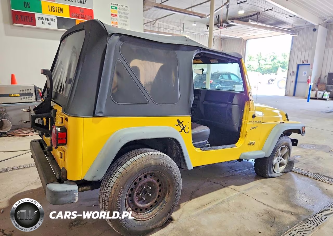 2002 Jeep Wrangler - Tj Sport VIN:1J4FA49S12P763846 - 3