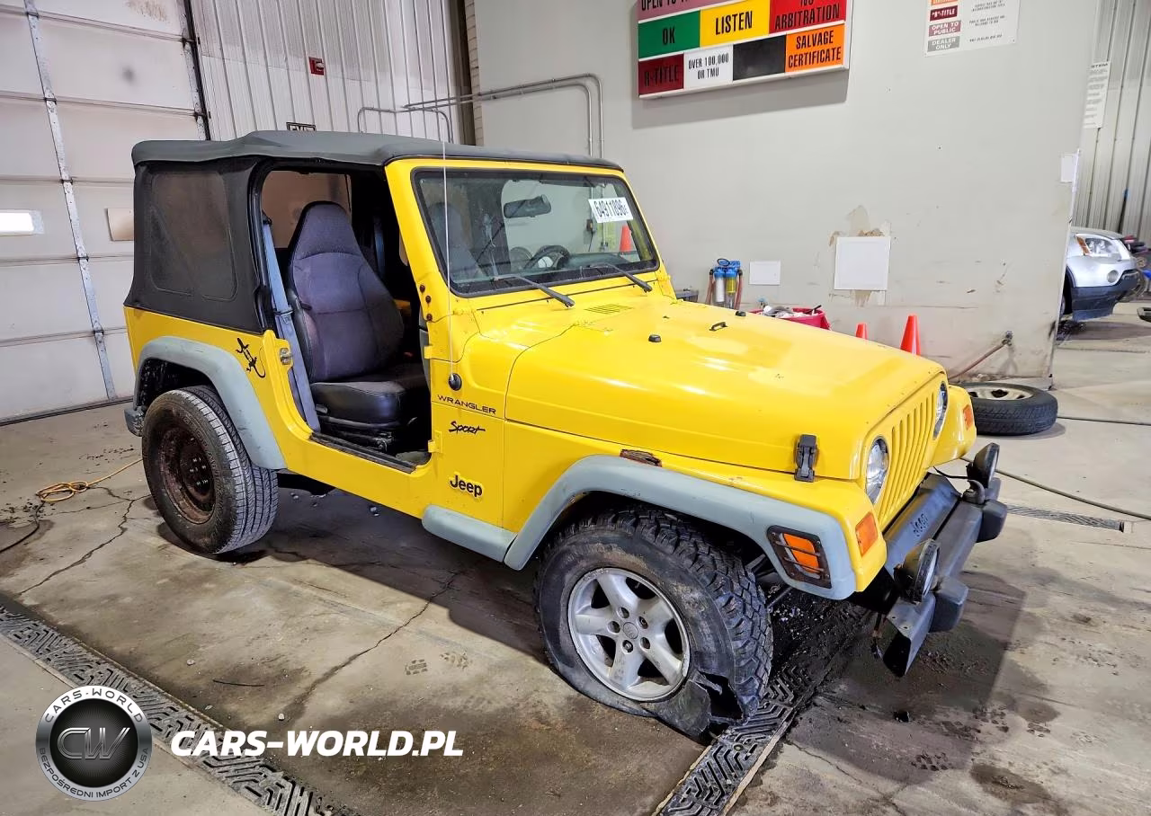 2002 Jeep Wrangler - Tj Sport VIN:1J4FA49S12P763846 - 4