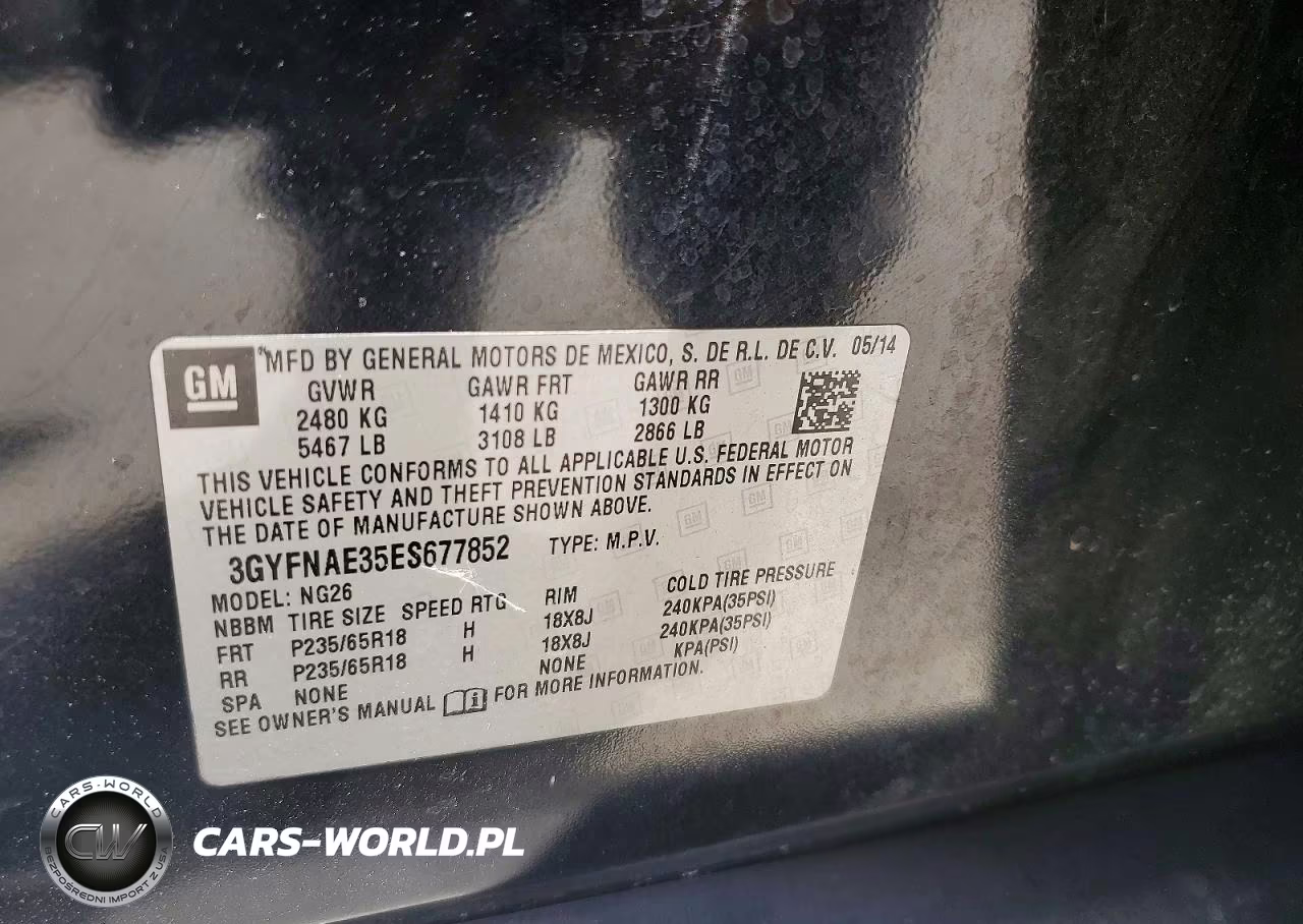 2014 Cadillac Srx VIN:3GYFNAE35ES677852 - 12