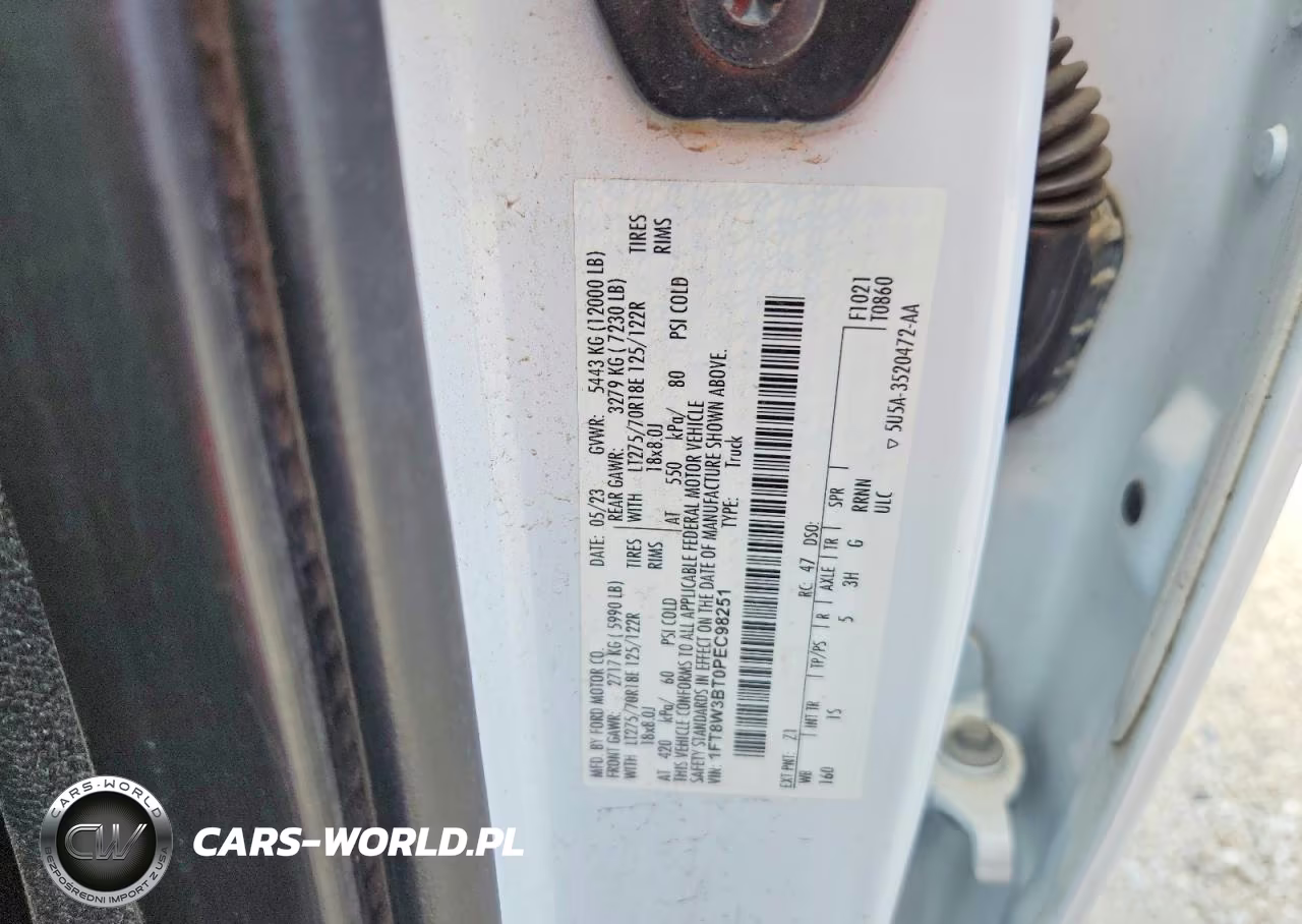 2023 Ford F350 Super Duty VIN:1FT8W3BT0PEC98251 - 13