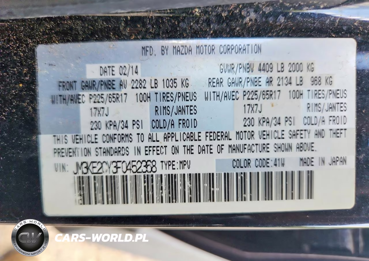 2015 Mazda Cx-5 Touring VIN:JM3KE2CY3F0452368 - 13