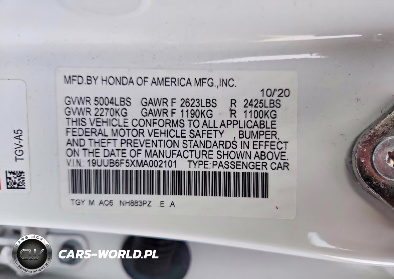 2021 Acura Tlx Tech A VIN:19UUB6F5XMA002101 - 12
