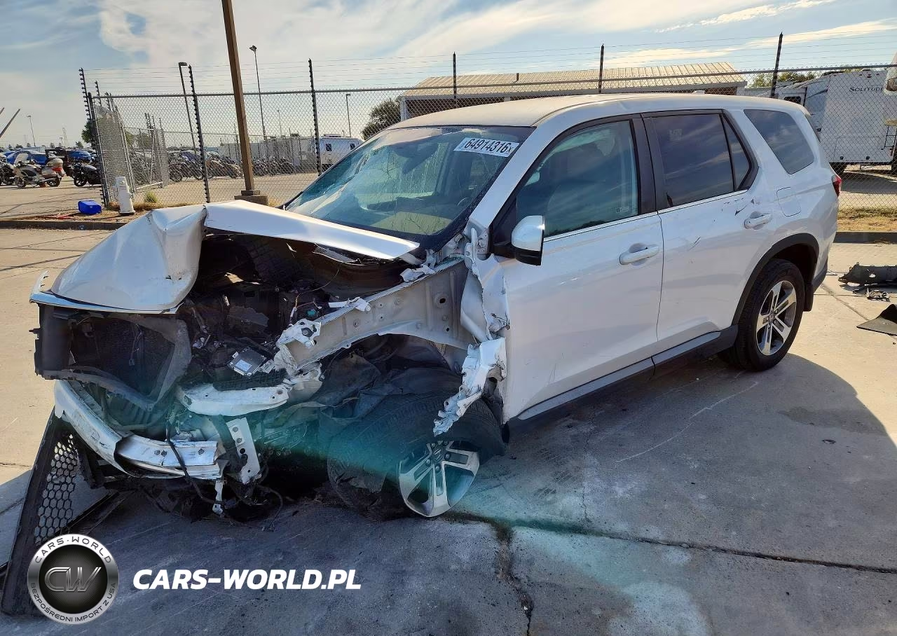 2024 Honda Pilot Exl VIN:5FNYG2H44RB013009 - 1