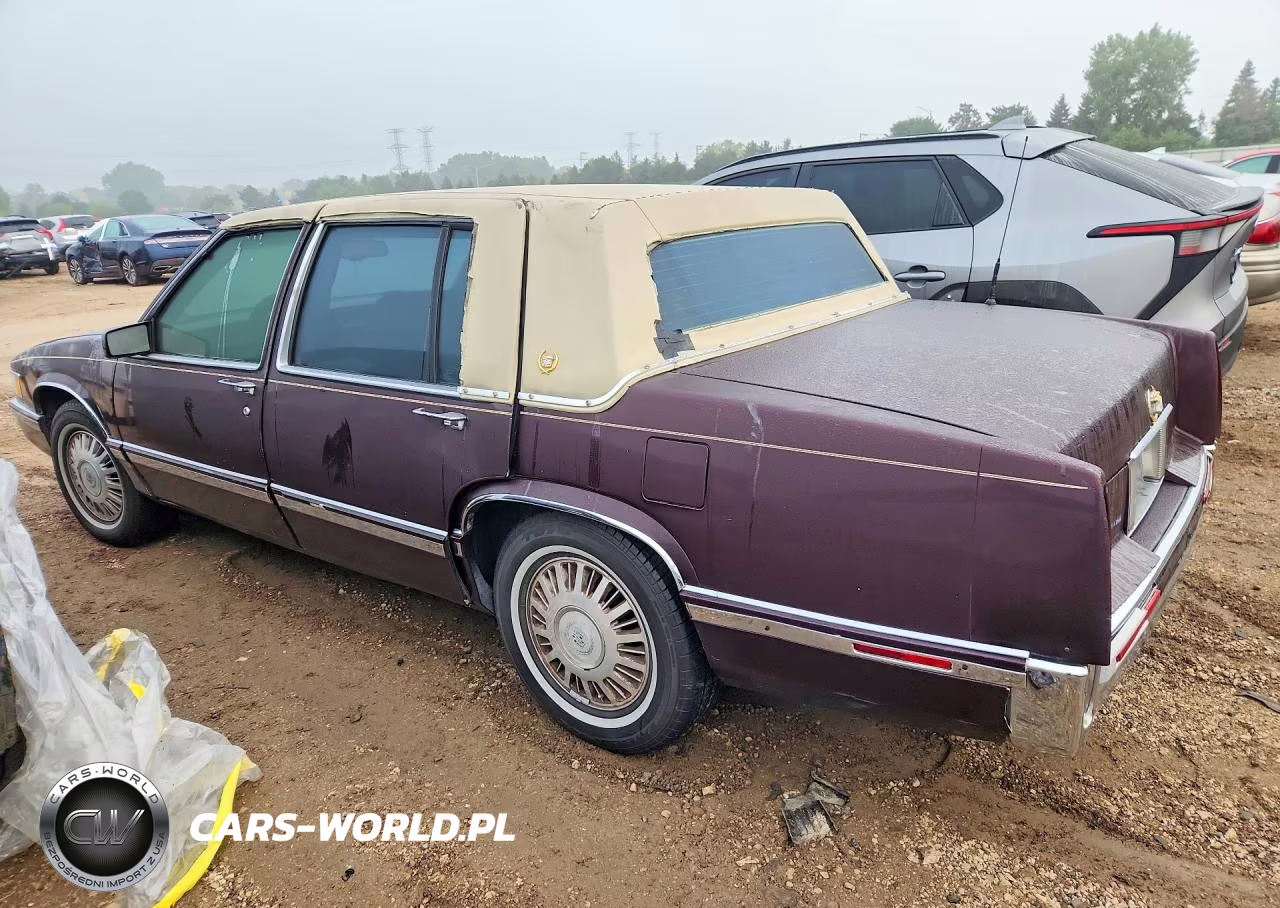 1992 Cadillac Deville VIN:1G6CD53B7P4272241 - 2
