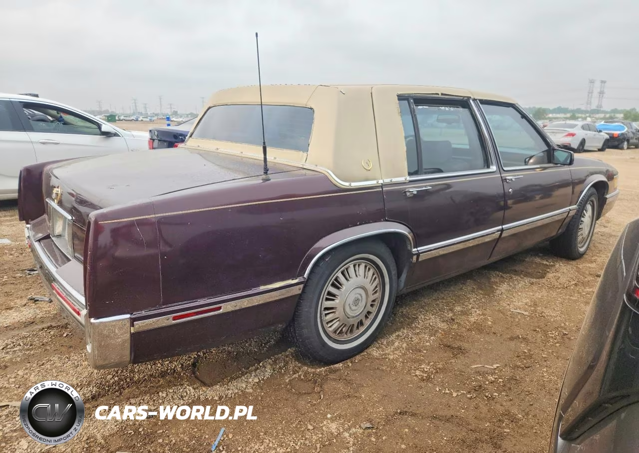 1992 Cadillac Deville VIN:1G6CD53B7P4272241 - 3