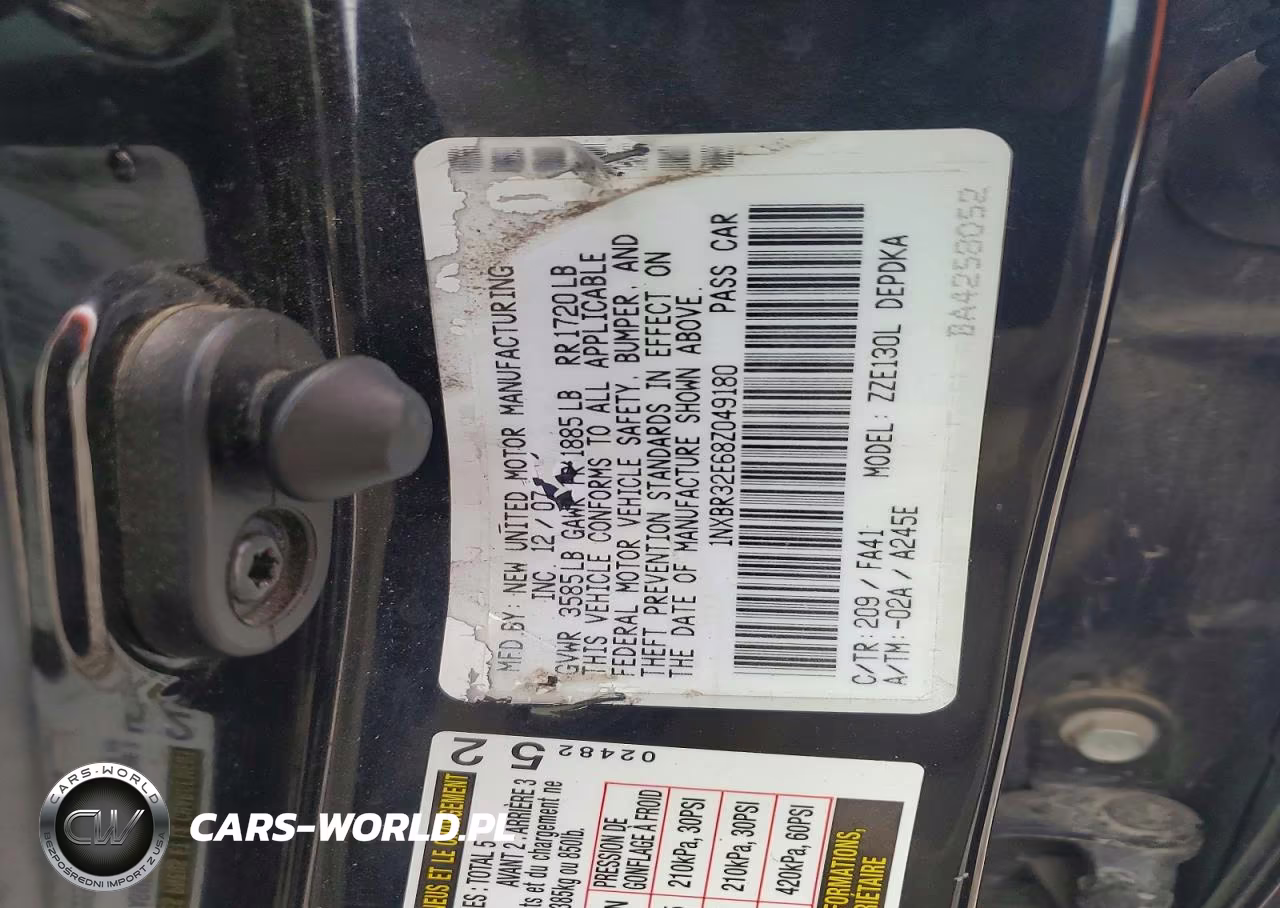 2008 Toyota Corolla Ce VIN:1NXBR32E68Z049180 - 13