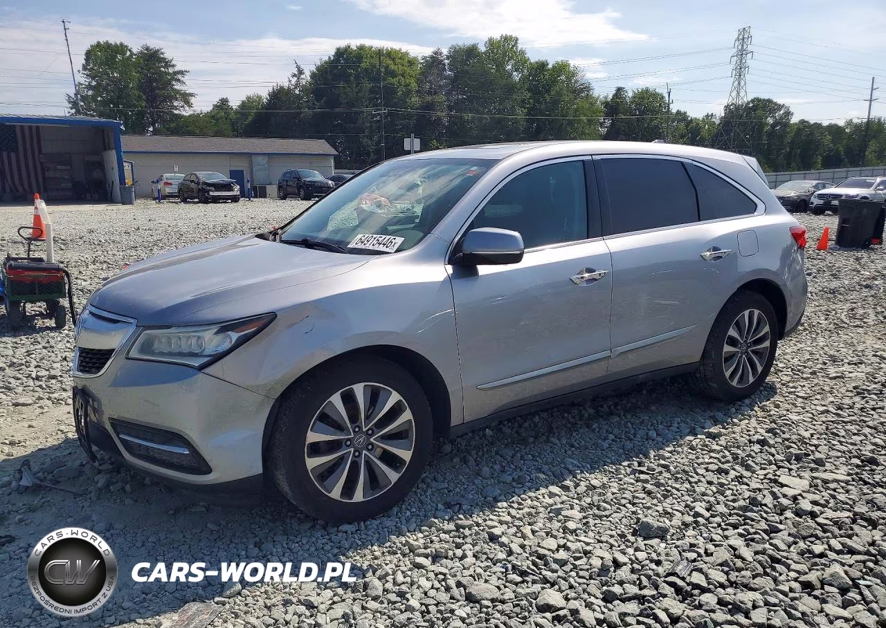 2016 Acura Mdx Technology VIN:5FRYD4H65GB053732 - 1