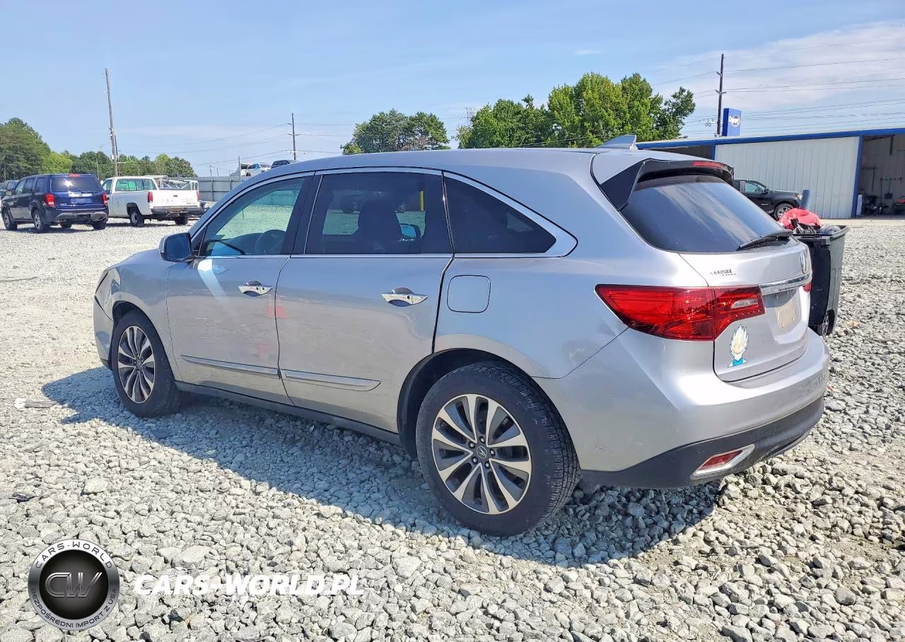 2016 Acura Mdx Technology VIN:5FRYD4H65GB053732 - 2