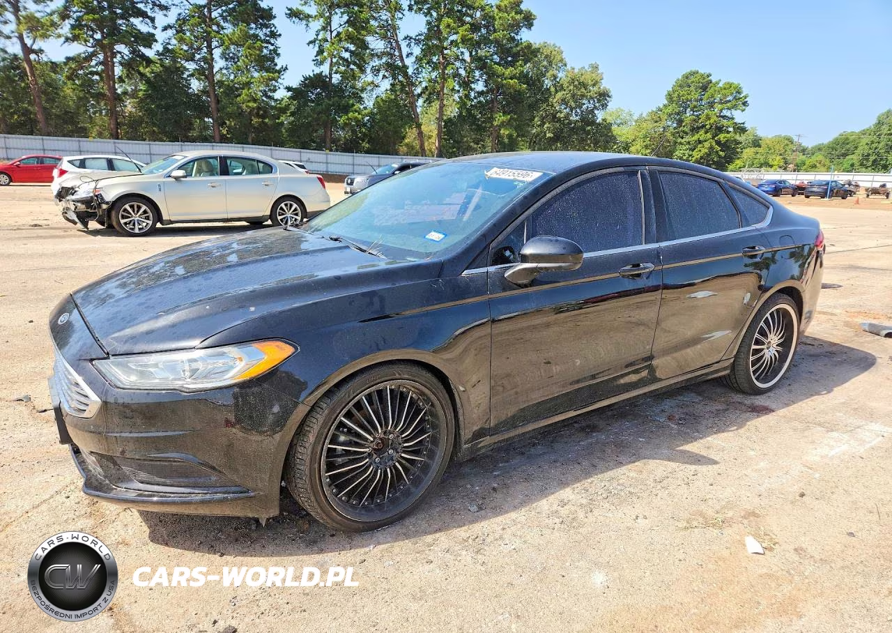 2018 Ford Fusion Se VIN:3FA6P0HD2JR167917 - 1