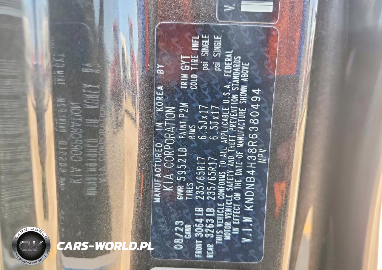 2024 Kia Carnival Lx VIN:KNDNB4H38R6380494 - 13
