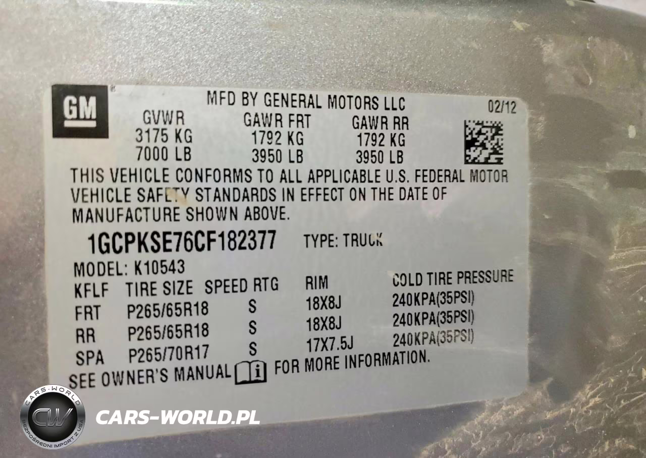 2012 Chevrolet Silverado K1500 Lt VIN:1GCPKSE76CF182377 - 12