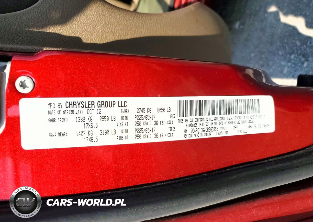 2013 Chrysler Town & Country Touring L VIN:2C4RC1CG0DR565955 - 13