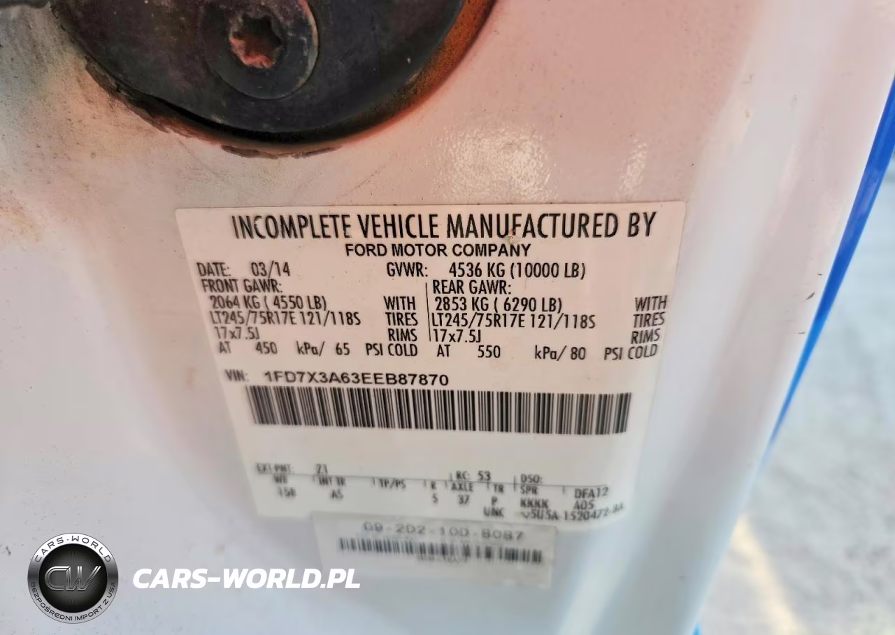 2014 Ford F350 Super Duty VIN:1FD7X3A63EEB87870 - 12